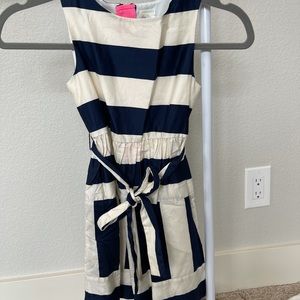 Crewcuts sz 6 striped dress with sash
